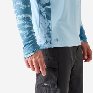 Anti-UV fiskerbluse 500 med hætte UPF 50+