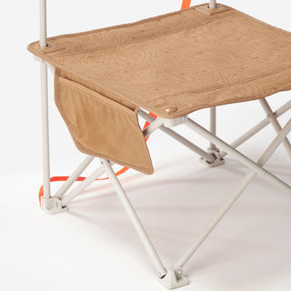 Lav campingstol, sammenfoldelig og kompakt, 100