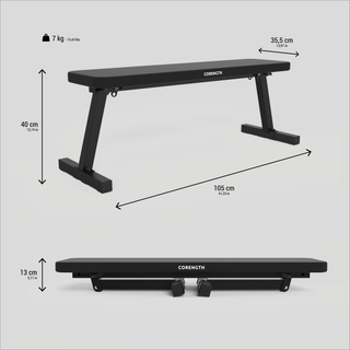 Sammenklappelig bodybuildingbænk BENCH 100