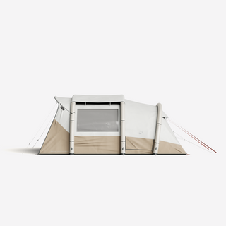 Oppusteligt campingtelt til 6 personer med 3 kabiner, Fresh & Black, Air Seconds 6.3