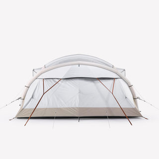Oppusteligt campingtelt til 6 personer med 3 kabiner, Fresh & Black, Air Seconds 6.3 XXL