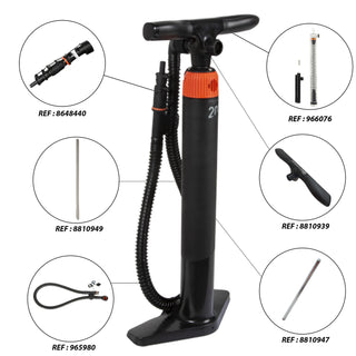 Pumpe Stand up paddle/Kajak Dobbeltvirkende Højtryk: 0-20 PSI