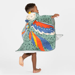 Badeponcho Papegøje Baby