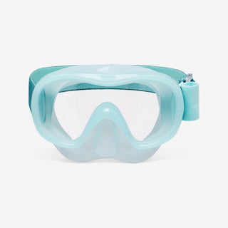 Dykkerbriller anti-dug 100 Comfort pink grapefrugt børn