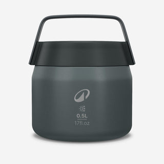 Termomadkasse 900 i rustfrit stål 0,5L til camping og vandring/trekking