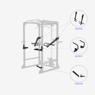 Alsidigt bodybuilding-stativ, Power rack 900