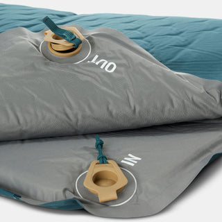 Selvoppustelig madras til camping, 2 personer, 200 × 132 cm, Comfort