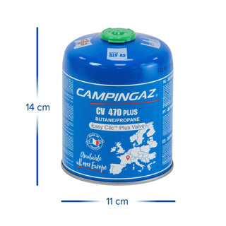 Gaspatron med ventil 450 g, CV 470+