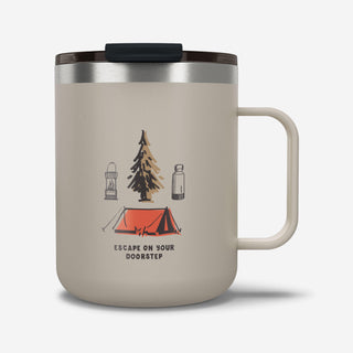 Isotermisk krus 900 0,35 L i rustfrit stål, til camping og vandreture/trekking