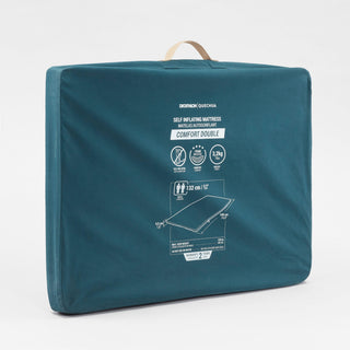 Selvoppustelig madras til camping, 2 personer, 200 × 132 cm, Comfort