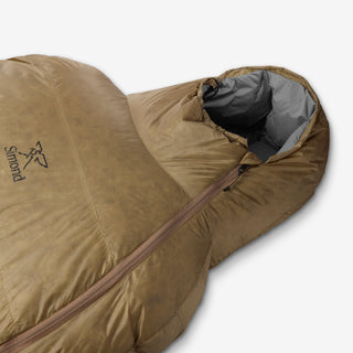 Sovepose til trekking 5°C i dun, let og kompakt, MT900