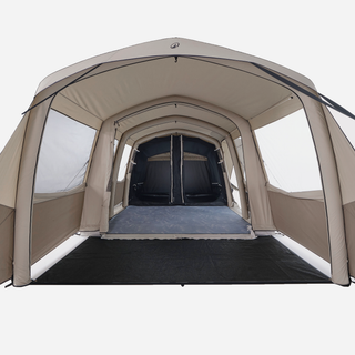 Oppusteligt campingtelt til 4 personer med 2 kabiner Air Seconds 4.2 XXL polybomuld