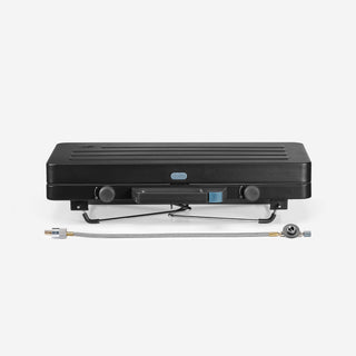 Gasblus 500 til camping 2 brændere - 2x3000 W - piezotænding - ben