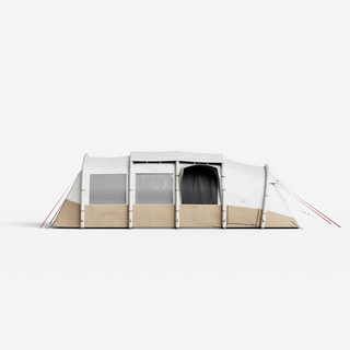 Oppusteligt campingtelt til 4 personer med 2 kabiner, Fresh & Black, Air Seconds 4.2 XXL
