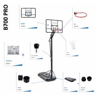 Polycarbonat-plade Basketballkurv B700 PRO