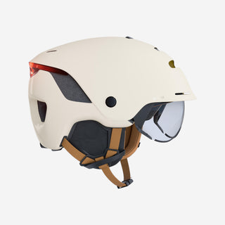 Cykelhjelm By 900 med visir og baglys