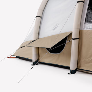 Oppusteligt campingtelt til 4 personer med 2 kabiner, Fresh & Black, Air Seconds 4.2 XXL