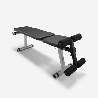 Bodybuildingbænk, sammenklappelig, med hældning/deklination Bench 500