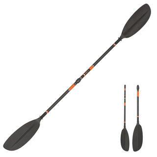 Kajakpagaj X500 kulfiber-plast aftagelig-justerbar 2 dele 210-220 cm
