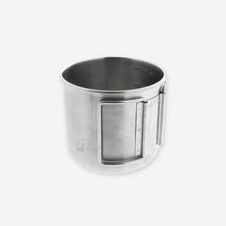 Krus 500 i rustfrit stål 0,4 L til vandreture og camping