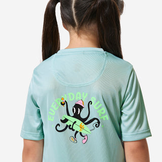 UV-beskyttende t-shirt 100 UPF50+, UV>95% børn