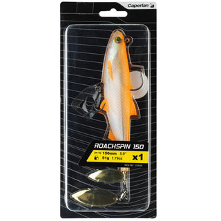 Twister SHAD med skovl til rovfiskeri ROACHSPIN 150 FIRETIGER