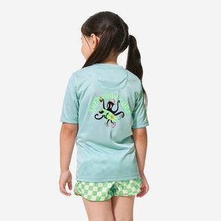 UV-beskyttende t-shirt 100 UPF50+, UV>95% børn