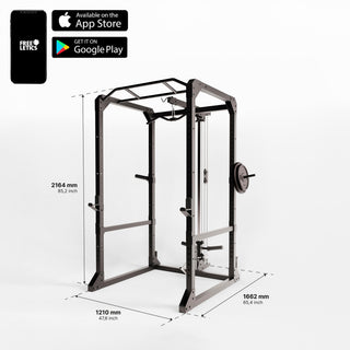 Alsidigt bodybuilding-stativ, Power rack 900