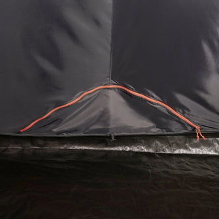 Oppusteligt campingtelt Air Seconds 4.2 til 4 personer, 2 kabiner, Fresh & Black