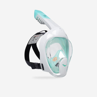 Easybreath snorkelmaske XS/børn (6-10 år) med etui, røgfarvet glas
