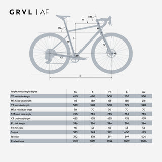 Gravelcykel SRAM Apex 1x12 gear, GRVL AF