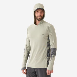 Anti-UV fiskerbluse 500 med hætte UPF 50+