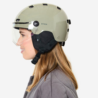 Cykelhjelm CBH 580 med visir Dame