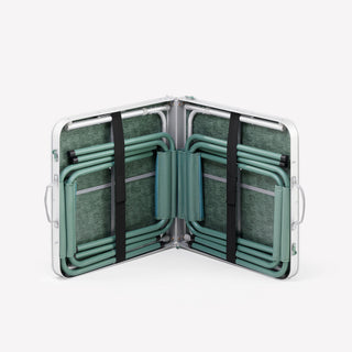 Foldbart campingbord med 4 stole 4-6 personer