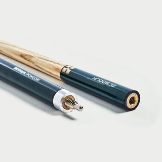 Kø BC 500 UK engelsk billard/snooker todelt samling og 1/2-forlænger, 9 mm