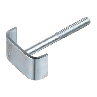 Galvaniseret panelklemme, Grå, 80 x 8 mm