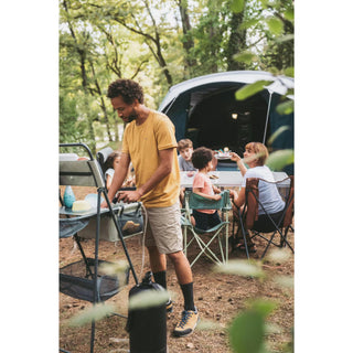 Camping vask med tank til spildevand og ekstra opbevaring