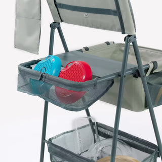 Camping vask med tank til spildevand og ekstra opbevaring