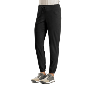 Bukser til vandring NH100, Sort, Dame