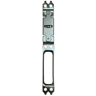 Stor låseplade til PVC-døre, galvaniseret stål, 196×9 mm