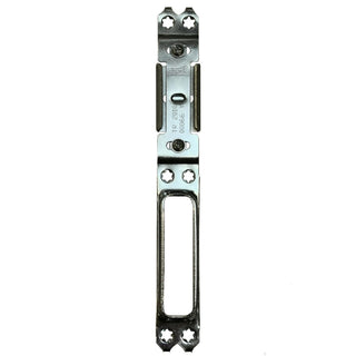 Stor låseplade til PVC-døre, galvaniseret stål, 196×9 mm