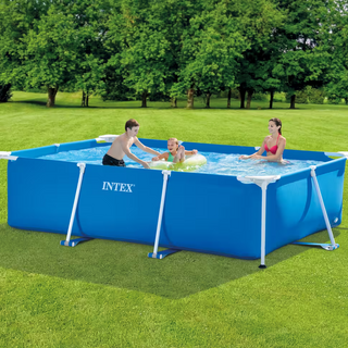 INTEX Pool med Stålramme – 300 x 200 x 75 cm