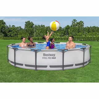 Bestway Pool med Stålramme 16-i-1 – Rund Ø366 x 76 cm