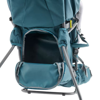 Rygsæk med bærestol til barn, Kid Comfort 1 Plus, Støvet Grøn
