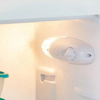 DOMO Retro Køleskab – 218 L, Pastelrosa, 144,5 cm, LED, 24 L Fryser, Justerbar Temperatur