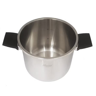 Zephyr Trykkoger – 7L – Rustfrit Stål – Induktion – Med Dampindsats