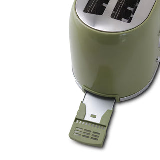 Rohnson R2215 Nostalgia Retro Brødrister – 2 Skiver – 800W – 7 Ristegrader – Grøn