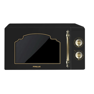 Mikrobølgeovn Finlux Old Time FMO-2022RBL, 700 W, 20 l, Grill, Sort