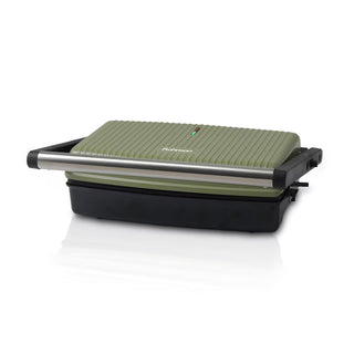 Rohnson R2715 Nostalgia Sandwich Maker – 1500W – Grill & Panini – Retro Olive