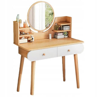Moderne toiletbord Muvu, Makeup, 80x40x120 cm, Hvid